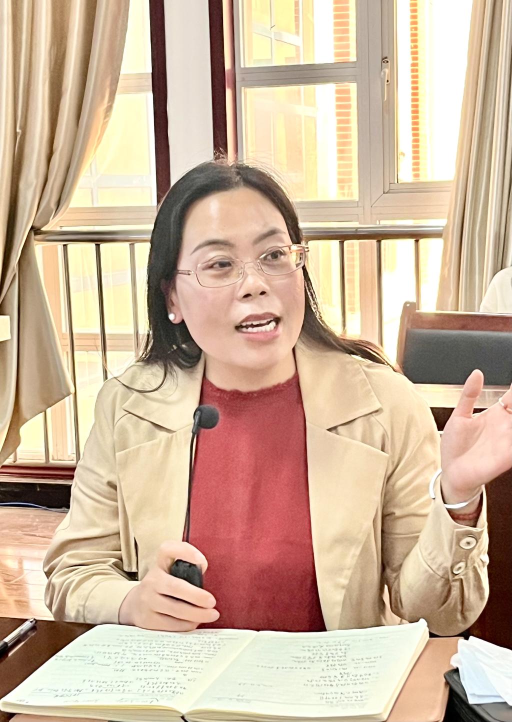 （图3 毛经理发言）